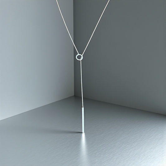 Bar and Loop Necklace
