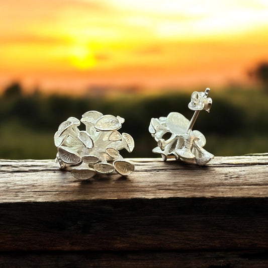 Coral Flower Earring