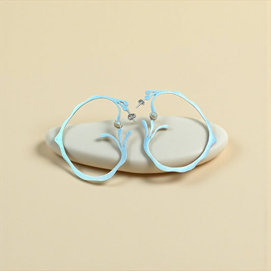 Heart Inspired Earring with Pearl